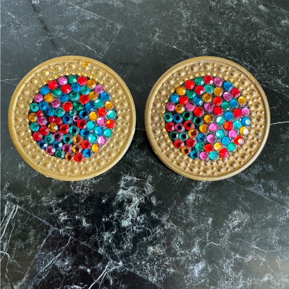 90s Style well-made costume earrings